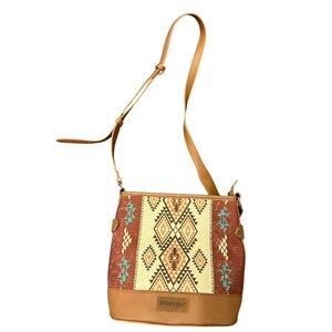 Wrangler Southwestern Aztec Crossbody Multicolor Bag